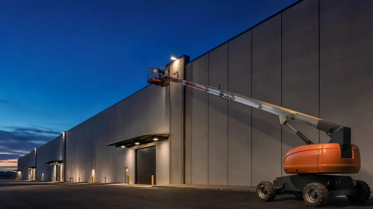 Articulating Boom Lifts jobsite access in Las Vegas