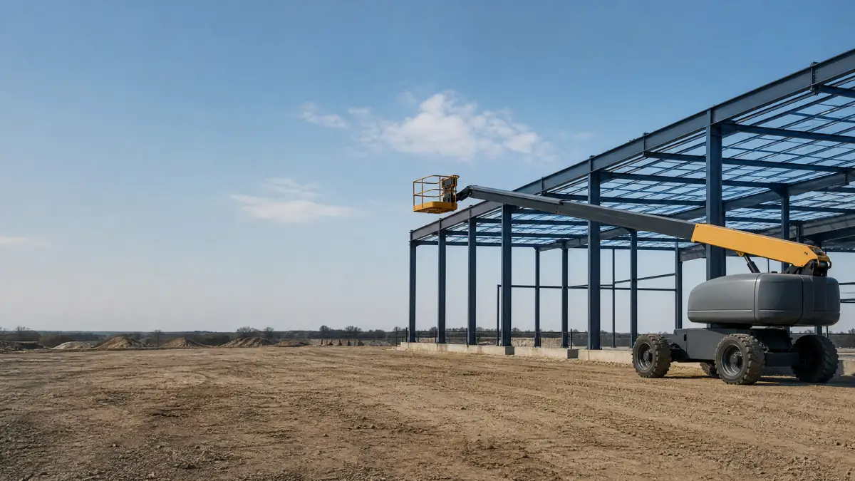 Rough Terrain Scissor Lifts jobsite access in Las Vegas